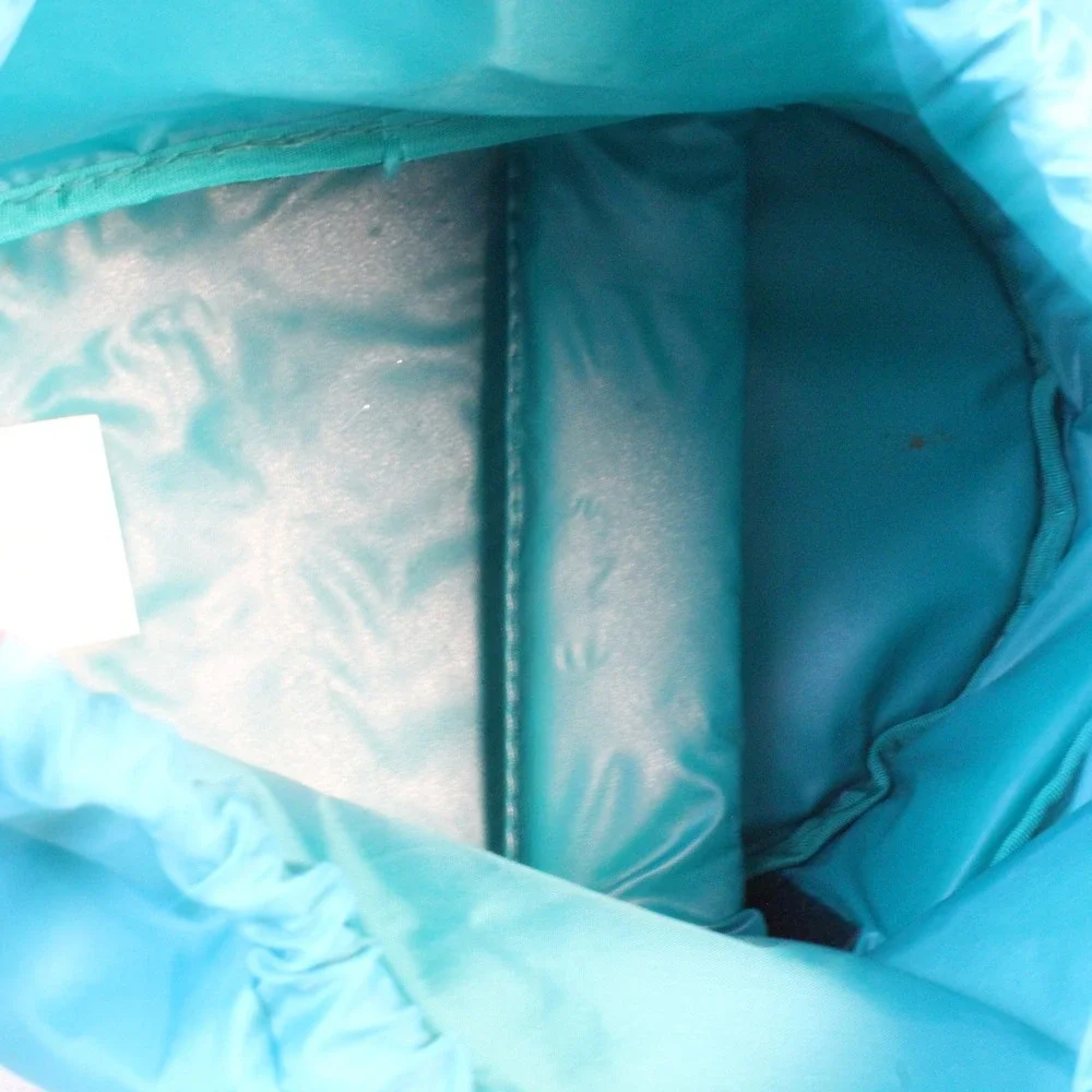 CorningWare Vintage Teal Black Insulated Lunch Bag Drawstring Gorpcore 9.5x7